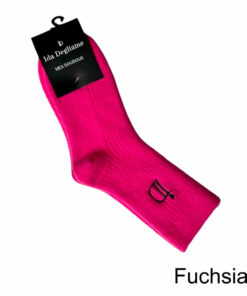 les chaussettes mes doudous IDA DEGLIAME se décline en fuchsia