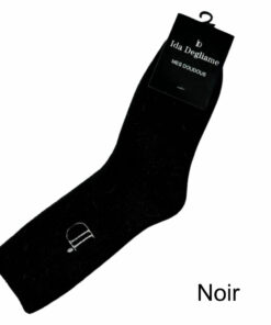 les chaussettes mes doudous IDA DEGLIAME se décline en noir