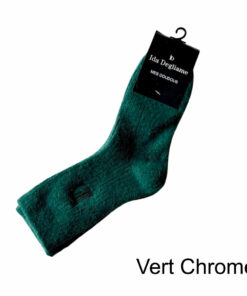 les chaussettes mes doudous IDA DEGLIAME se décline coloris vert chrome